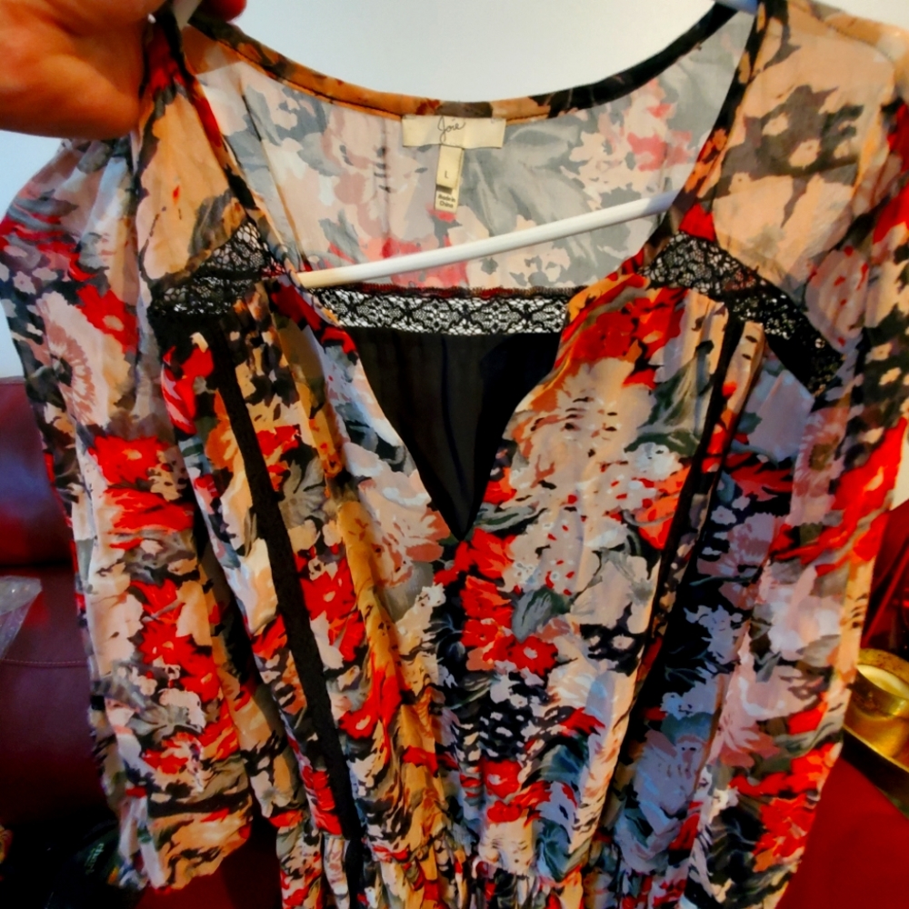 Joie Long Sleeve Dress size L
